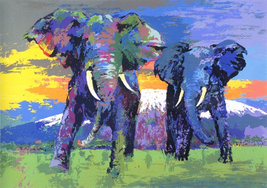 Leroy Neiman Kilimanjaro Bulls